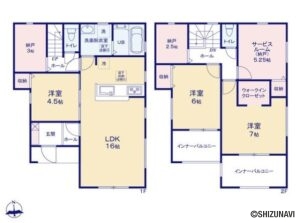 リーブルガーデン焼津市東小川8丁目　2026年2月完成予定　新築一戸建ての物件画像