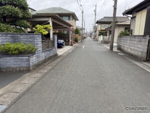 浜松市中央区中島4丁目　整形地　142坪超　両面道路　建築条件なしの物件画像