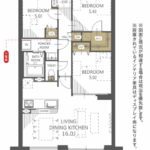 チュリス曲金　6階　間取図