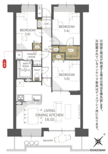 【フルリフォーム中（2026年2月完成予定）】チュリス曲金　6階の物件画像
