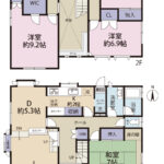富士市今泉　中古住宅　間取り図面