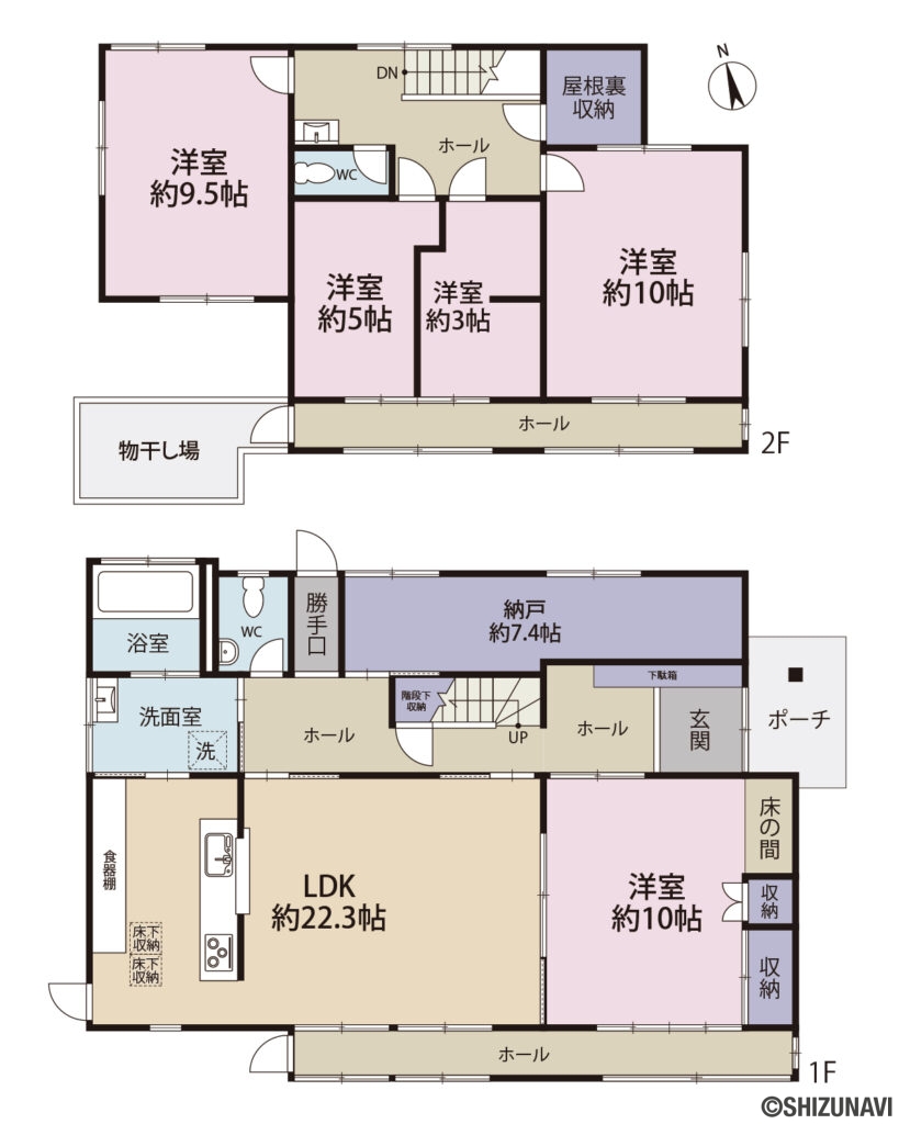 三島市三恵台　中古住宅　間取り図面