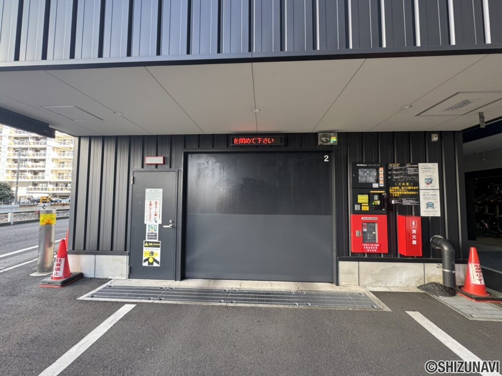 タワー式パーキングは約2分程度で出庫手続き完了です♪
