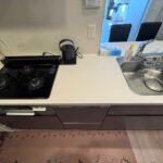 3口コンロ、食器洗浄乾燥機付きの使い勝手の良いキッチンです♪