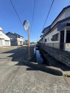 物件北側接道部分