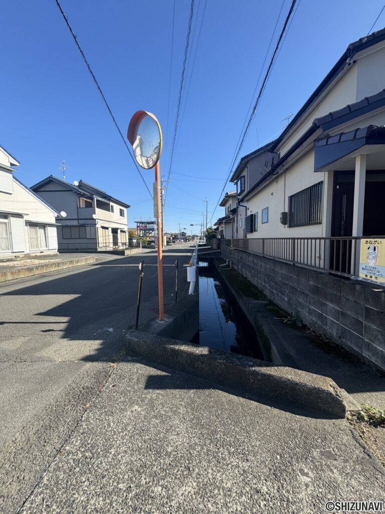 物件北側接道部分