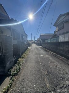 物件西側接道部分