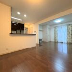 リビングも使い勝手の良いレイアウト、大きさです♪