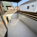 WIC付洋室側のバルコニーです。