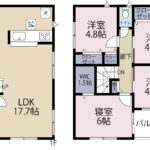 物件の間取り図です。
