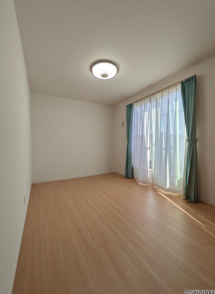 2階洋室②：6.5帖。バルコニーの出入りができ、家事動線的に重宝しそうなお部屋です！