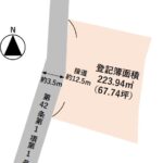 土地区画図です。