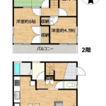 【リフォーム予定／間取り】収納箇所がしっかりとれている４LDK住宅です。