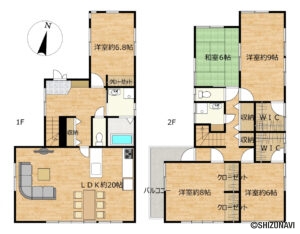 【リフォーム予定間取り図】5SSLDKの間取りにリフォームを行う予定です。