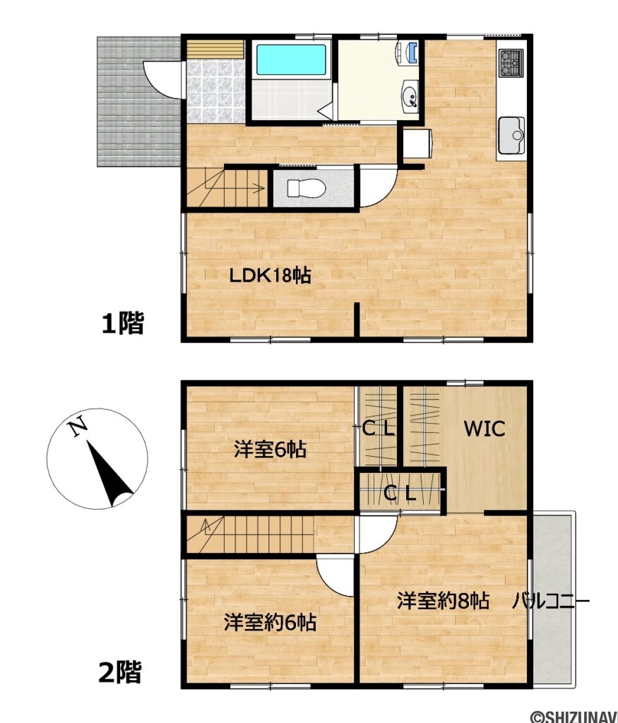 【リフォーム後間取り図（予定）】