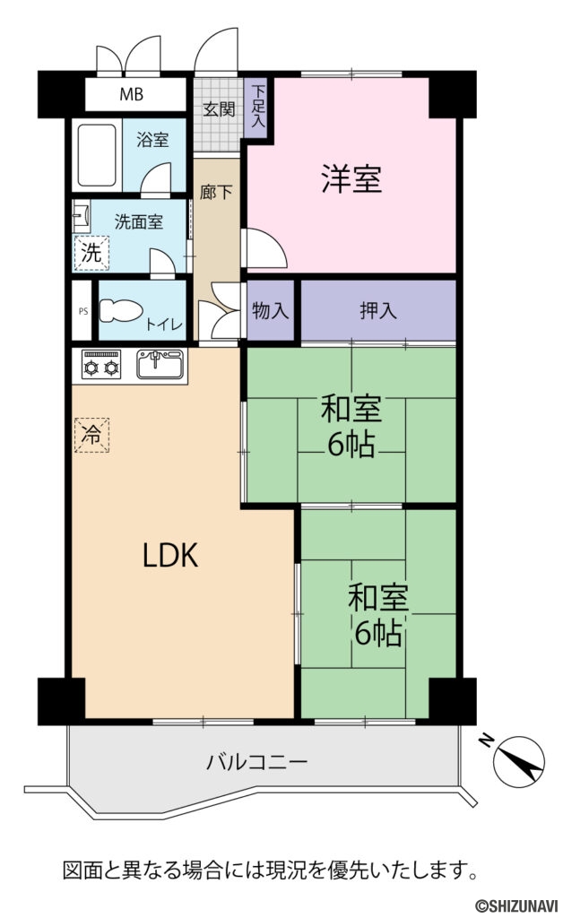 間取り図でございます。
