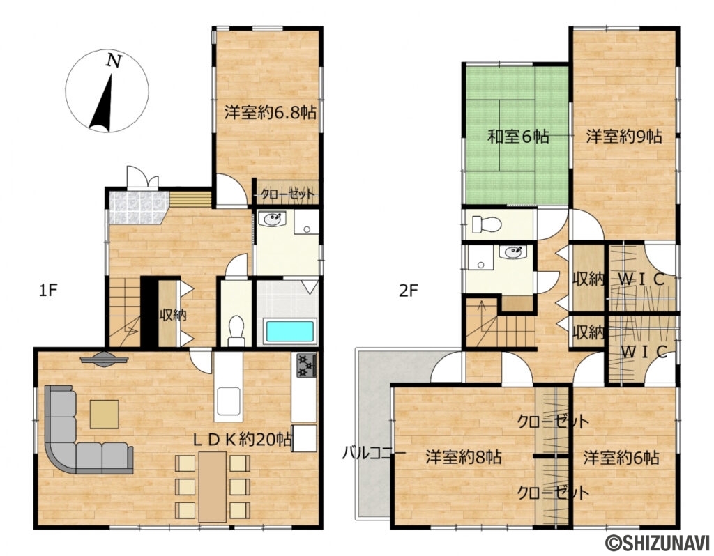 【リフォーム予定間取り図】5SSLDKの間取りにリフォームを行う予定です。