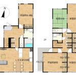 【リフォーム予定間取り図】5SSLDKの間取りにリフォームを行う予定です。