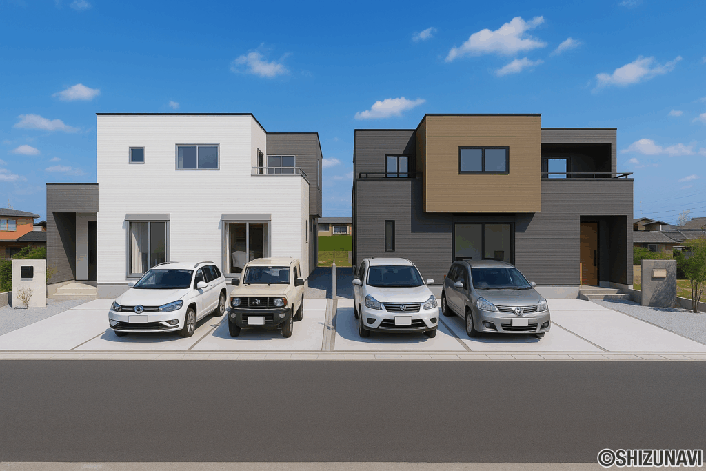 ～アルハウスがつくる街並み～ 一邸一邸すべてオリジナル。洗練された外観デザイン、オリジナルティ豊かなプランを兼ね備えた街並みの完成です。