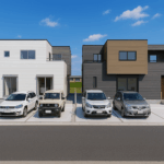 ～アルハウスがつくる街並み～ 一邸一邸すべてオリジナル。洗練された外観デザイン、オリジナルティ豊かなプランを兼ね備えた街並みの完成です。