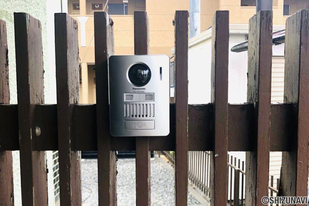 TVモニター付きインターフォンです