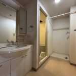 【洗面室（リフォーム中）】