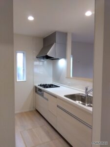 1階 キッチンの写真です。