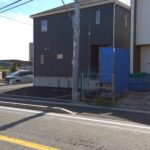 1号棟 物件西側からの写真です。