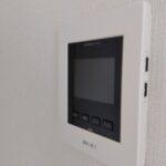 2号棟 1階モニタ付きインターホンの写真です。