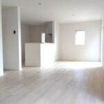 2号棟 1階リビングの写真です。