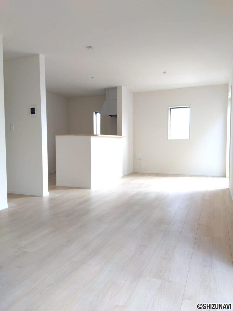 2号棟 1階リビングの写真です。