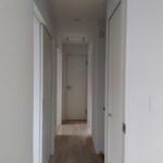 1号棟 2階廊下の写真です。