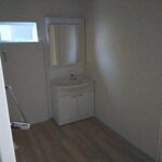 2号棟 1階洗面所の写真です。