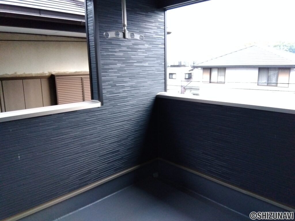 2階 バルコニーの写真です。