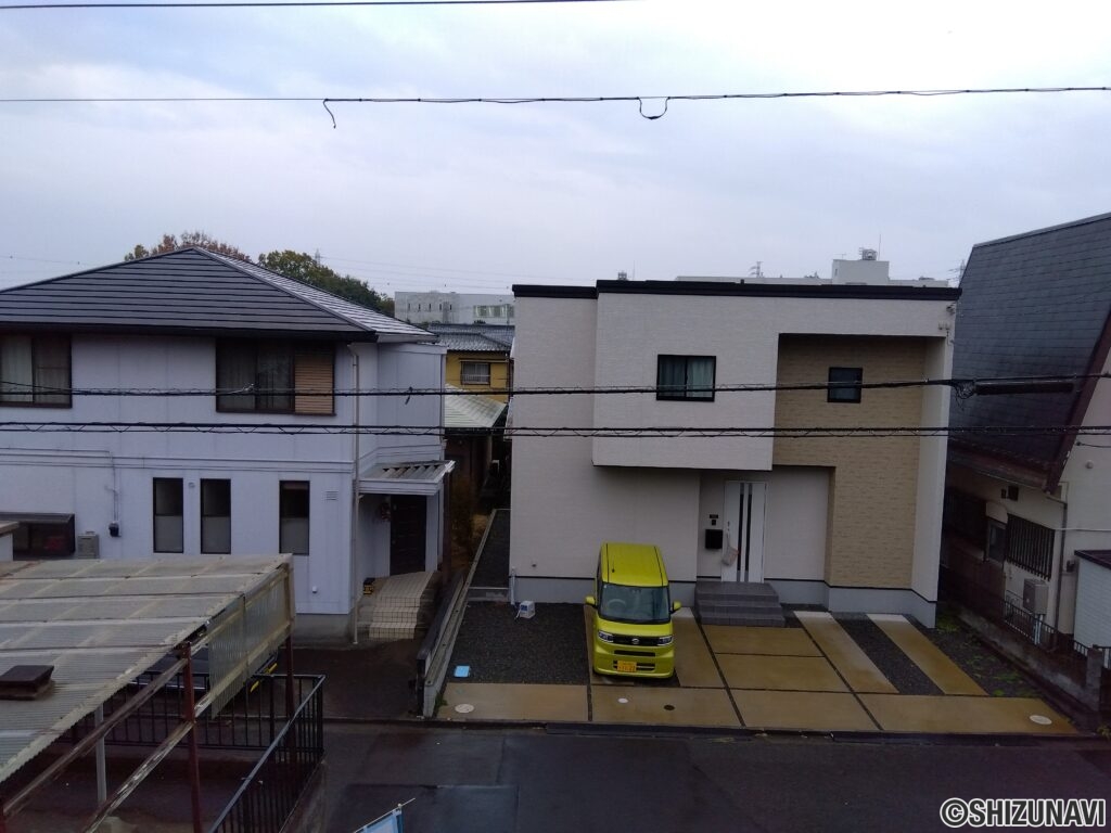 2階 バルコニーからの風景の写真です。