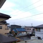 2階 バルコニーからの風景の写真です。