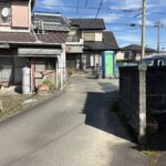 前面道路（南→北）