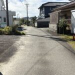 前面道路（北→南）