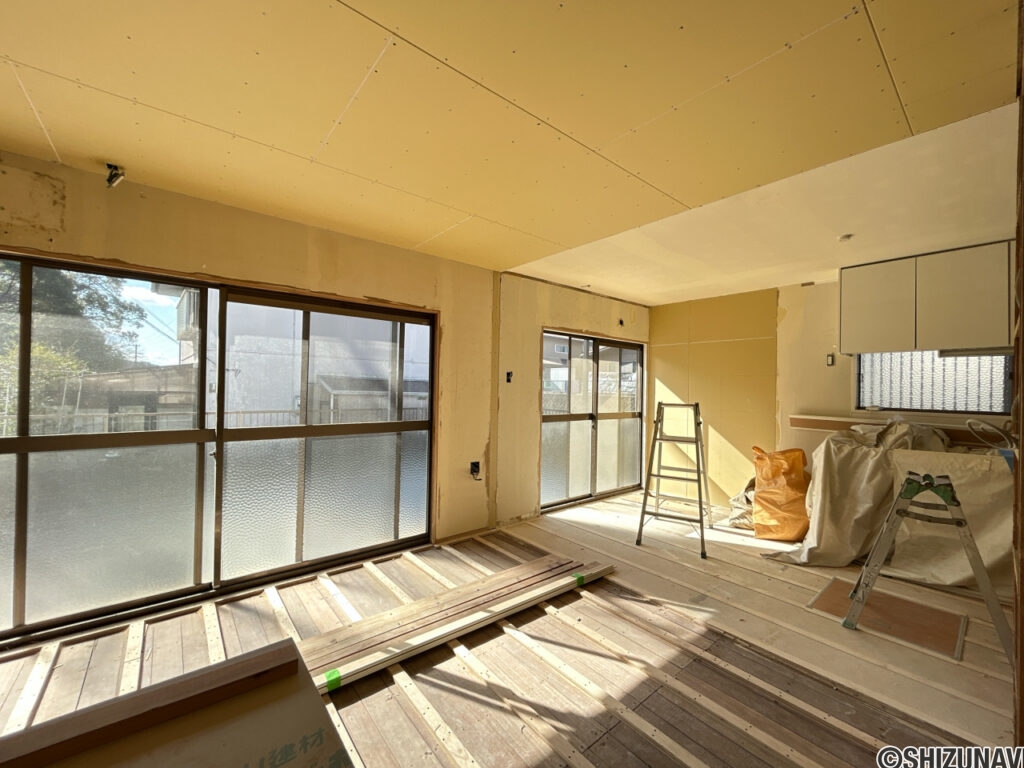 【リフォーム中／LDK】約15帖のLDKは広々としていて良いですね。