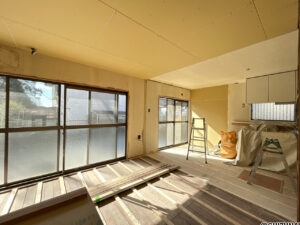 【リフォーム中／LDK】約15帖のLDKは広々としていて良いですね。