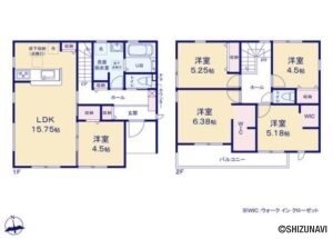 リーブルガーデン焼津市小川　5期　2026年1月完成予定　2号棟成約済みの物件画像