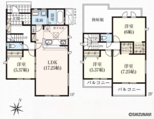1号棟　間取り図