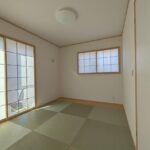 和室：リビングとつながる5.25帖の癒し空間。