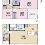 物件間取り図です。