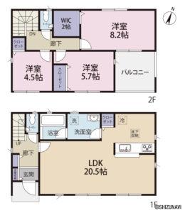 物件間取り図です。