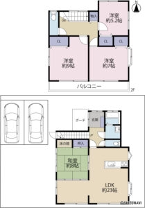 三島市佐野見晴台　リノベーション戸建ての物件画像