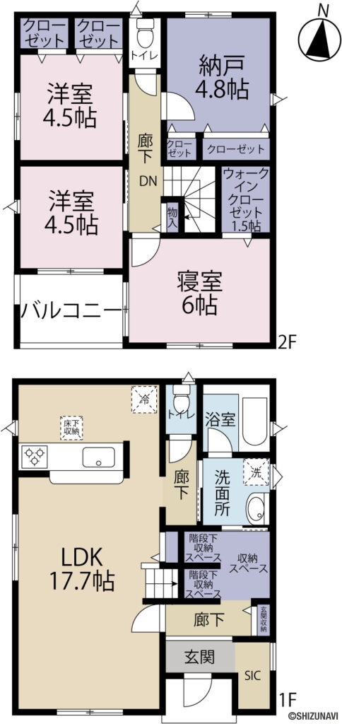 3号棟 物件間取り図です。