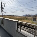 バルコニーからの景色です