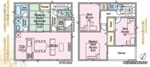 【2026.2完成予定】静岡市清水区蜂ヶ谷第6　新築一戸建て　の物件画像