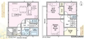 【2026.2完成予定】静岡市葵区平和第5　新築一戸建て　の物件画像